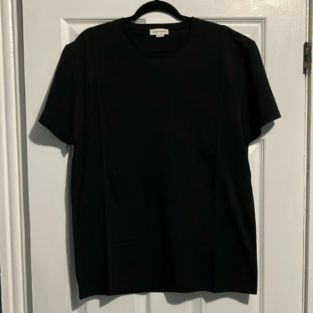 Alexander McQueen Black Short Sleeve Tee